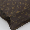 LOUIS VUITTON Monogram Sac Plat Hand Bag M51140 LV Auth BA4652-11