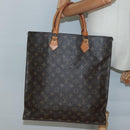 LOUIS VUITTON Monogram Sac Plat Hand Bag M51140 LV Auth BA4652-18