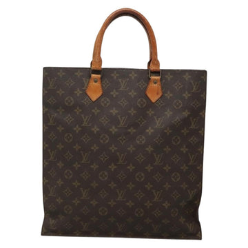 LOUIS VUITTON Monogram Sac Plat Hand Bag M51140 LV Auth BA4652 - 0
