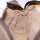 GUCCI GG Supreme Web Sherry Line Clutch Bag PVC Beige Gold 010 378 Auth BA4656-16