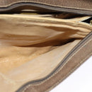 GUCCI GG Supreme Web Sherry Line Shoulder Bag PVC Beige Red Auth BA4658-19