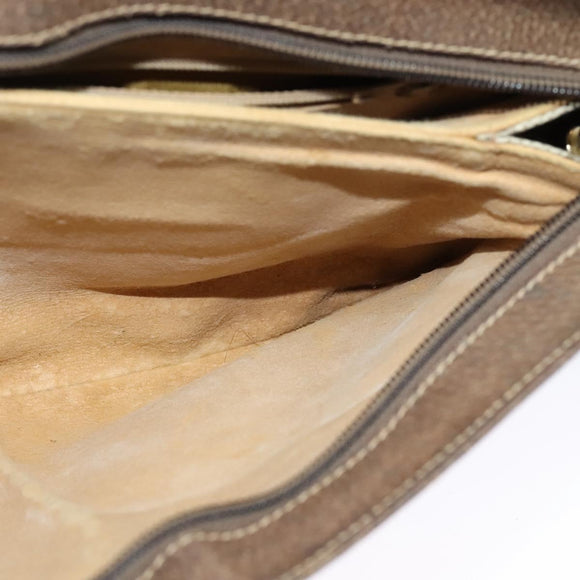 GUCCI GG Supreme Web Sherry Line Shoulder Bag PVC Beige Red Auth BA4658