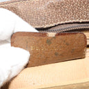 GUCCI GG Supreme Web Sherry Line Shoulder Bag PVC Beige Red Auth BA4658-12