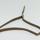 GUCCI GG Supreme Web Sherry Line Shoulder Bag PVC Beige Red Auth BA4658-8