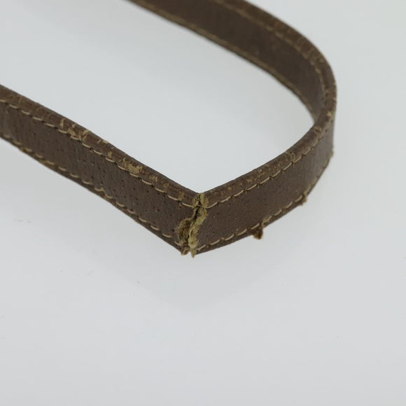 GUCCI GG Supreme Web Sherry Line Shoulder Bag PVC Beige Red Auth BA4658