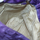 PRADA Tote Bag Nylon Purple Silver Auth BA4659-17