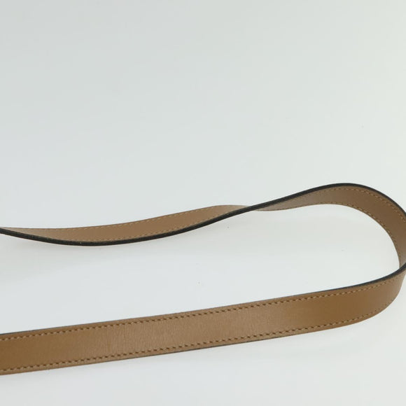 Christian Dior Honeycomb Canvas Shoulder Bag PVC Black Gold Auth BA4665