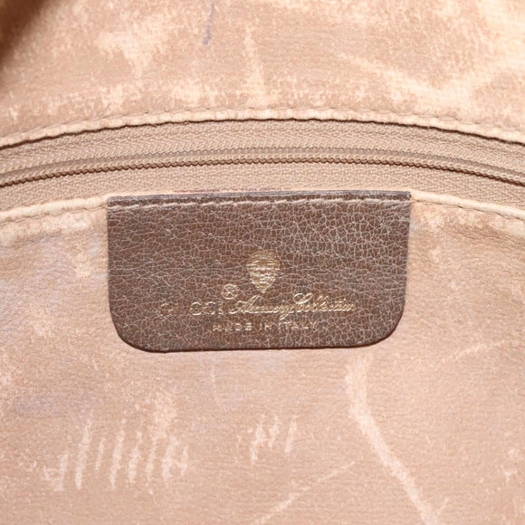 GUCCI GG Supreme Web Sherry Line Shoulder Bag PVC Leather Beige Red Auth BA467