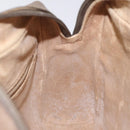 GUCCI GG Supreme Web Sherry Line Shoulder Bag PVC Leather Beige Red Auth BA467-21