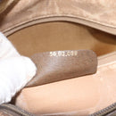 GUCCI GG Supreme Web Sherry Line Shoulder Bag PVC Leather Beige Red Auth BA467-12