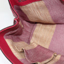 GUCCI Bamboo Daily Hand Bag Leather 2way Pink Silver 370831 Auth BA4678-21