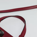 GUCCI Bamboo Daily Hand Bag Leather 2way Pink Silver 370831 Auth BA4678-14