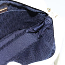 SAINT LAURENT Shoulder Bag Leather White Gold Auth BA4681-19