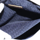 SAINT LAURENT Shoulder Bag Leather White Gold Auth BA4681-21