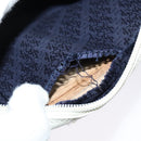 SAINT LAURENT Shoulder Bag Leather White Gold Auth BA4681-12