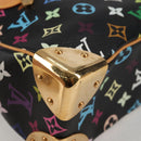 LOUIS VUITTON Multicolor Boulogne Shoulder Bag Black M92638 LV Auth BA4683V-15