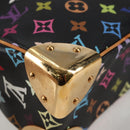 LOUIS VUITTON Multicolor Boulogne Shoulder Bag Black M92638 LV Auth BA4683V-17