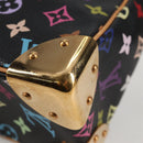 LOUIS VUITTON Multicolor Boulogne Shoulder Bag Black M92638 LV Auth BA4683V-9