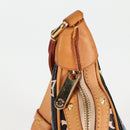 LOUIS VUITTON Multicolor Boulogne Shoulder Bag Black M92638 LV Auth BA4683V-18