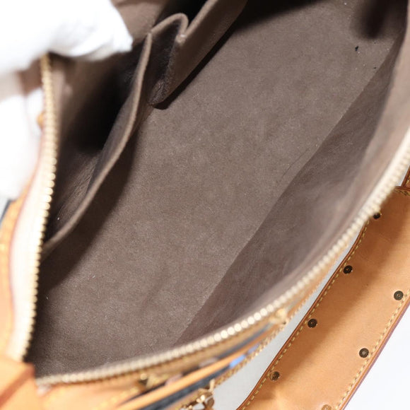 LOUIS VUITTON Multicolor Boulogne Shoulder Bag Black M92638 LV Auth BA4683V