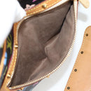 LOUIS VUITTON Multicolor Boulogne Shoulder Bag Black M92638 LV Auth BA4683V-24