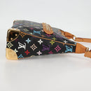 LOUIS VUITTON Multicolor Boulogne Shoulder Bag Black M92638 LV Auth BA4683V-4