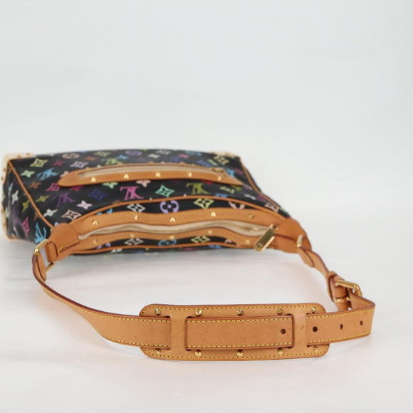 LOUIS VUITTON Multicolor Boulogne Shoulder Bag Black M92638 LV Auth BA4683V