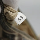 PRADA Shoulder Bag Nylon Beige Silver Auth BA4686-12