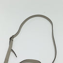 GUCCI Bamboo Daily Hand Bag Leather 2way Gray Silver 370831 Auth BA4687-10