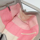 GUCCI Bamboo Daily Hand Bag Leather 2way Gray Silver 370831 Auth BA4687-19