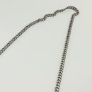 Stella MacCartney Falabella Chain Hand Bag Suede 2way Gray Silver Auth BA4688-15