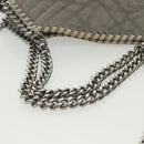 Stella MacCartney Falabella Chain Hand Bag Suede 2way Gray Silver Auth BA4688-7