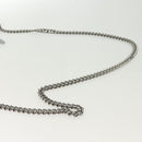 Stella MacCartney Falabella Chain Hand Bag Suede 2way Gray Silver Auth BA4688-8