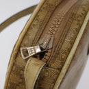 CELINE Macadam Canvas Shoulder Bag Brown Auth BA469-10