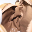 CELINE Macadam Canvas Shoulder Bag Brown Auth BA469-20