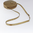 CELINE Macadam Canvas Shoulder Bag Brown Auth BA469-7