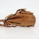 GUCCI Bamboo Backpack Suede Brown Gold 003 1705 0030 Auth BA4691-3