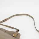 Chloe Margaret Hand Bag Leather 2way Gold olive Auth BA4692-15