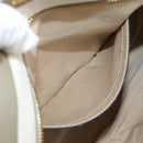 Chloe Margaret Hand Bag Leather 2way Gold olive Auth BA4692-28