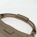 Chloe Margaret Hand Bag Leather 2way Gold olive Auth BA4692-14