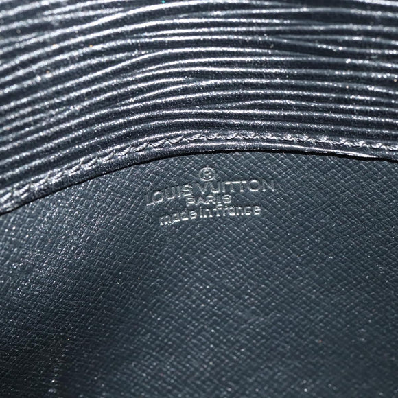 LOUIS VUITTON Epi Cartouchiere MM Shoulder Bag Black Noir M52242 LV Auth BA4693