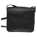 LOUIS VUITTON Epi Cartouchiere MM Shoulder Bag Black Noir M52242 LV Auth BA4693-3