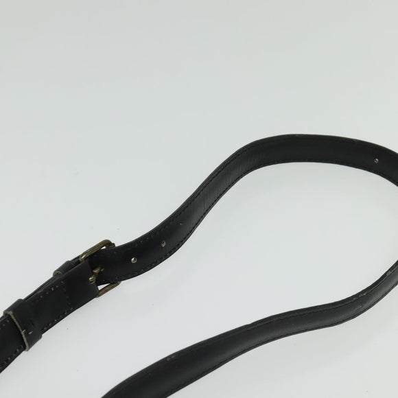 LOUIS VUITTON Epi Cartouchiere MM Shoulder Bag Black Noir M52242 LV Auth BA4693