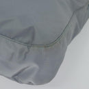 PRADA Shoulder Bag Nylon Light Blue Silver Auth BA4705-14