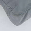 PRADA Shoulder Bag Nylon Light Blue Silver Auth BA4705-15