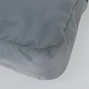 PRADA Shoulder Bag Nylon Light Blue Silver Auth BA4705-16