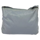 PRADA Shoulder Bag Nylon Light Blue Silver Auth BA4705-2