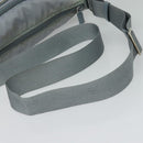 PRADA Shoulder Bag Nylon Light Blue Silver Auth BA4705-7