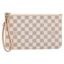 LOUIS VUITTON Damier Azur Neverfull MM Pouch Pouch LV Auth BA4707-13