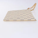 LOUIS VUITTON Damier Azur Neverfull MM Pouch Pouch LV Auth BA4707-3
